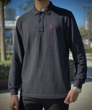 Home polo homme classique noir