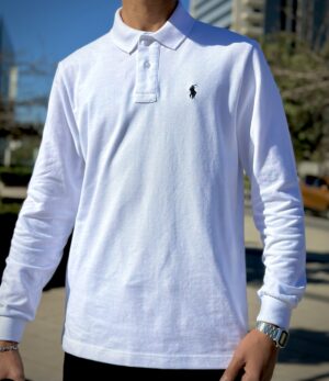 polo homme classique blanc