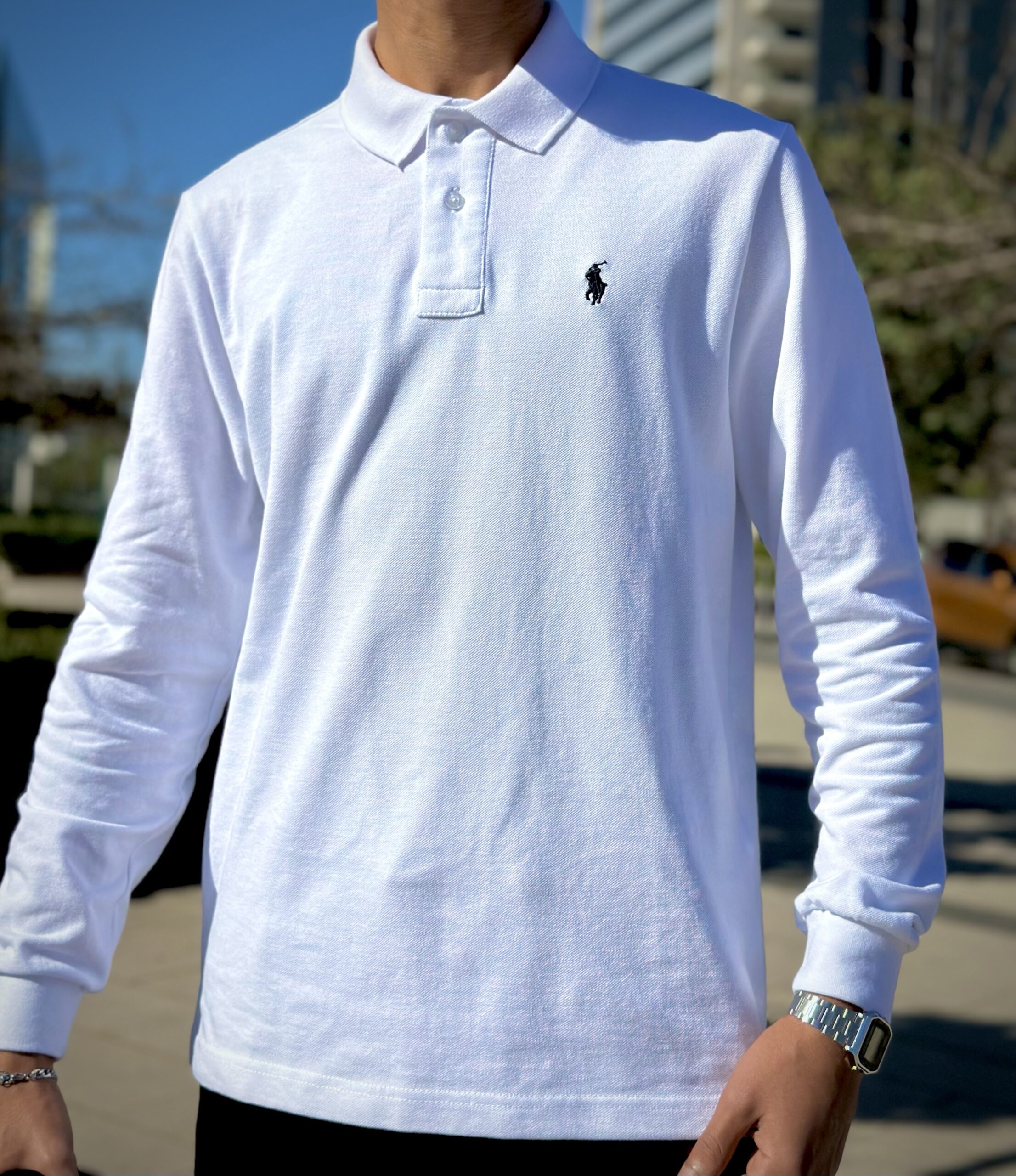 img_4042 polo homme classique blanc